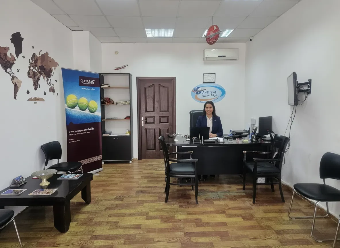 المكتب الداخلي لشركة الطيراوي واستقبال الضيوف